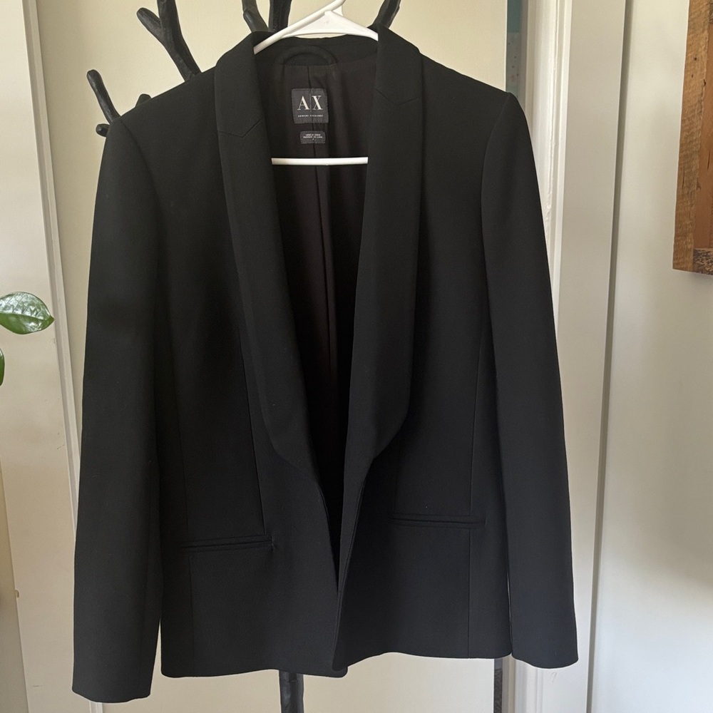 Armani Exchange Black Women's Blazer